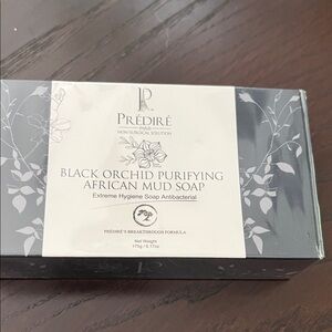 Prédiré Black Orchid Purifying African Mud Soap - Black